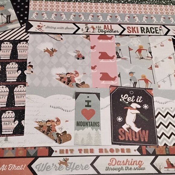 Winter Sports Junk Journal Mixed Pack of 120 Papers & Ephemera - Picture 5 of 8